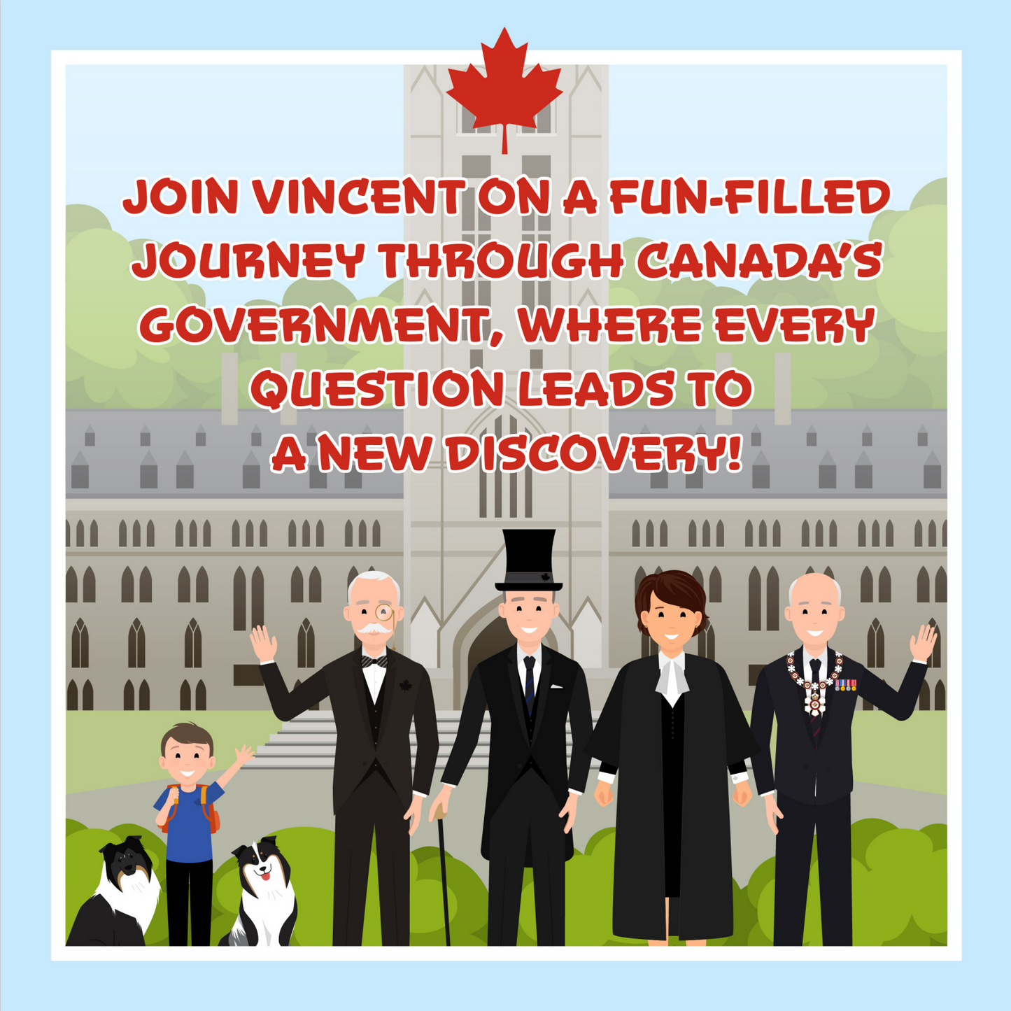 Vincent Visits Parliament - SIGNED - English Version